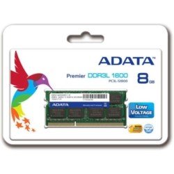 Memoria Adata SODIMM DDR3l 8GB PC3l-12800 1600MHz CL11 204pin 1.35v para laptop